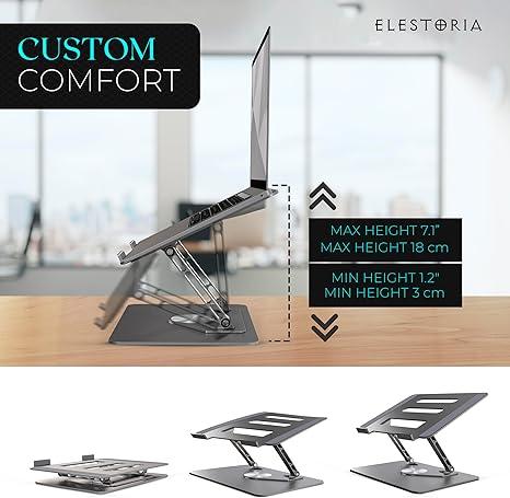 Adjustable Laptop Stand for Desk 3rd